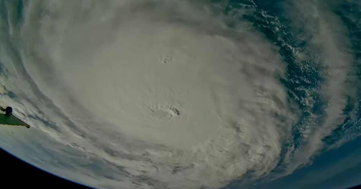 Meteorologist’s ashes dropped into the eye of Hurricane Milton by plane
