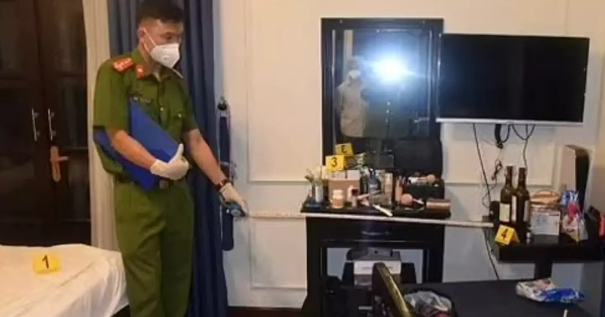 Police released photo of hotel room as Brit was found dead along with ...
