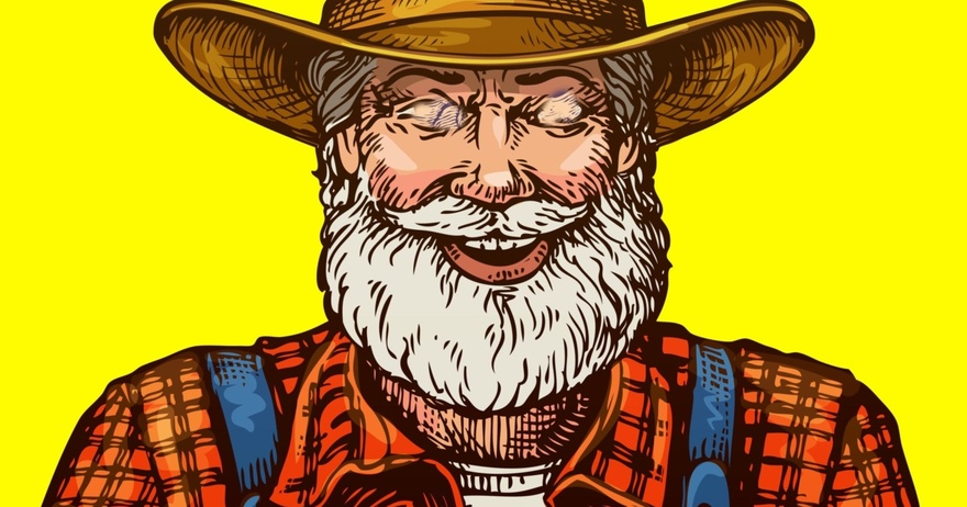 Joke of the Day: A blind cowboy walks into an all-blonde biker bar