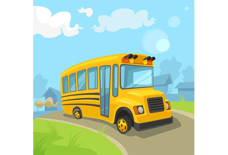 Which direction is the bus travelling in