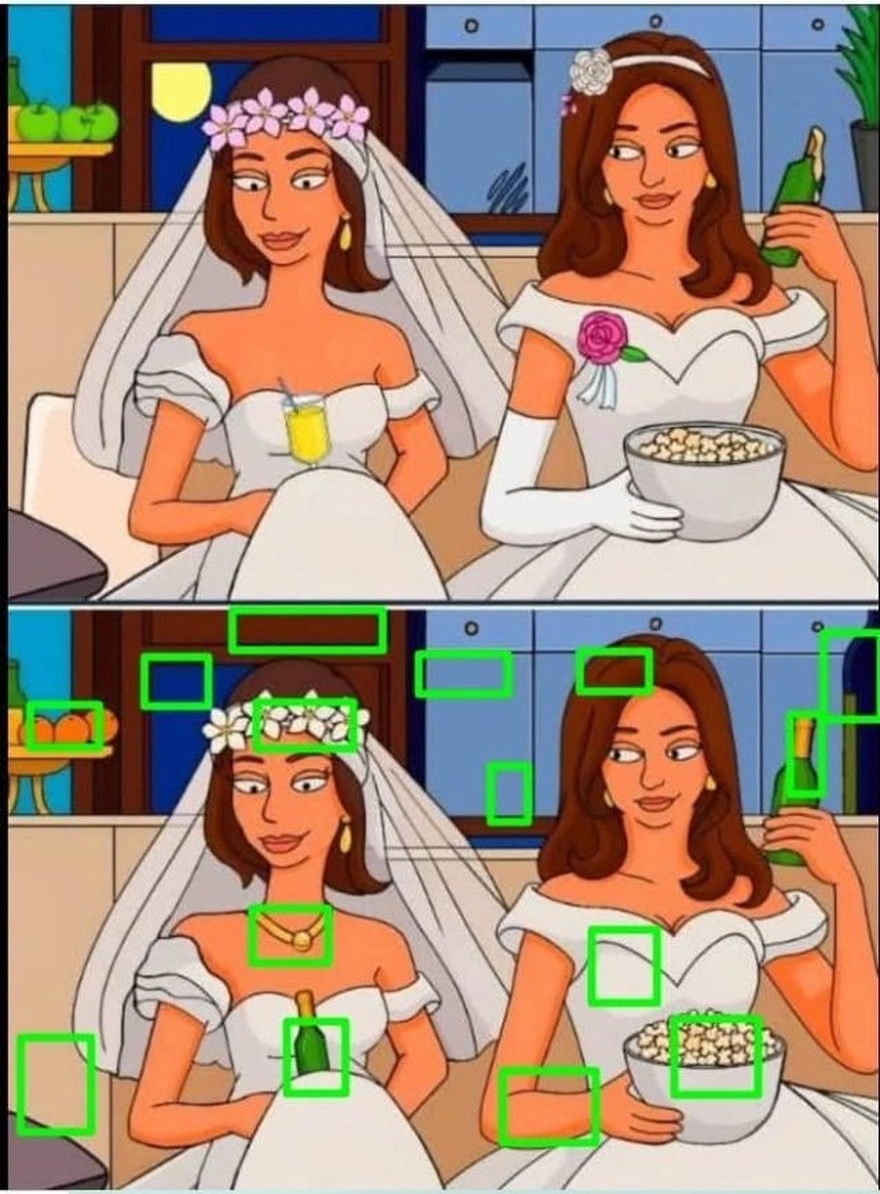 Find 15 differences.