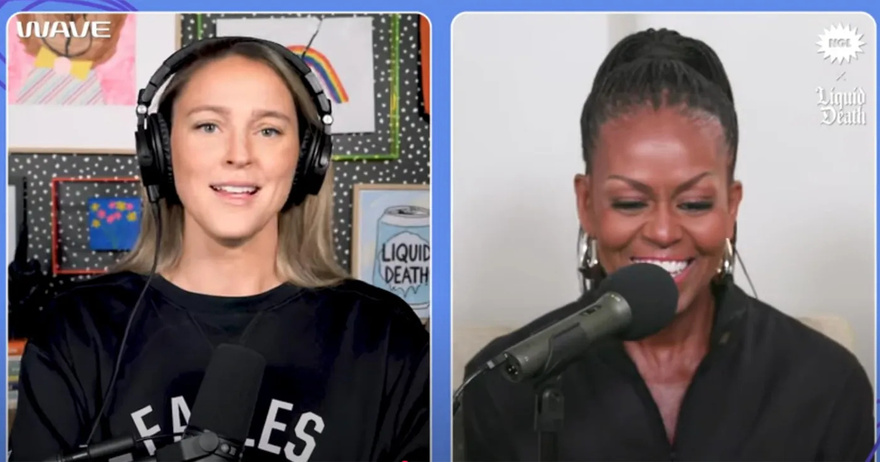 Kylie Kelce Claps Back at Critic of Podcast Interview With Michelle Obama: ‘Just Keep Scrolling’