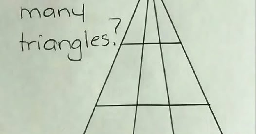How many triangles are in it?