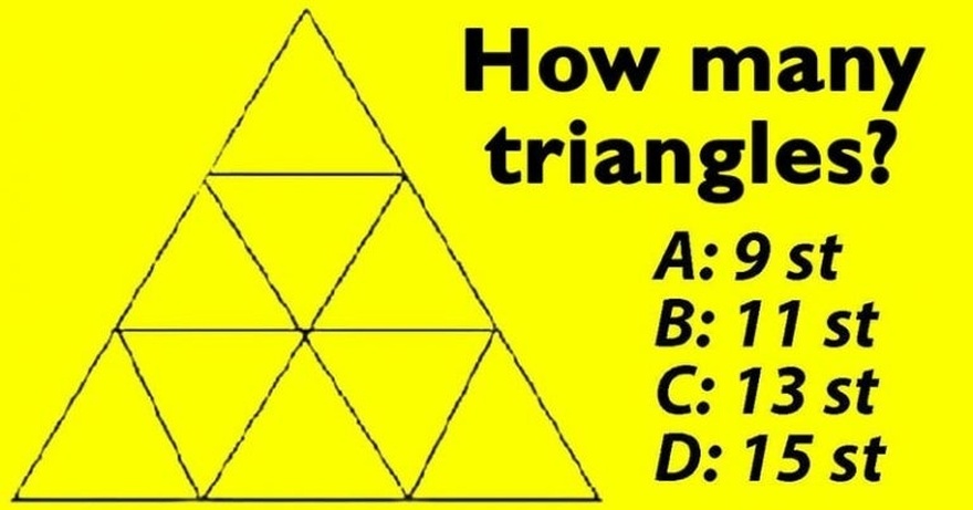 How many triangles are in it?