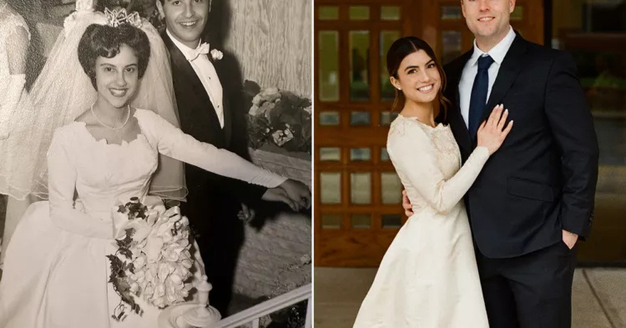Bride Surprises Grandmother by Wearing Her 1963 Wedding Dress: See Her Emotional Reaction