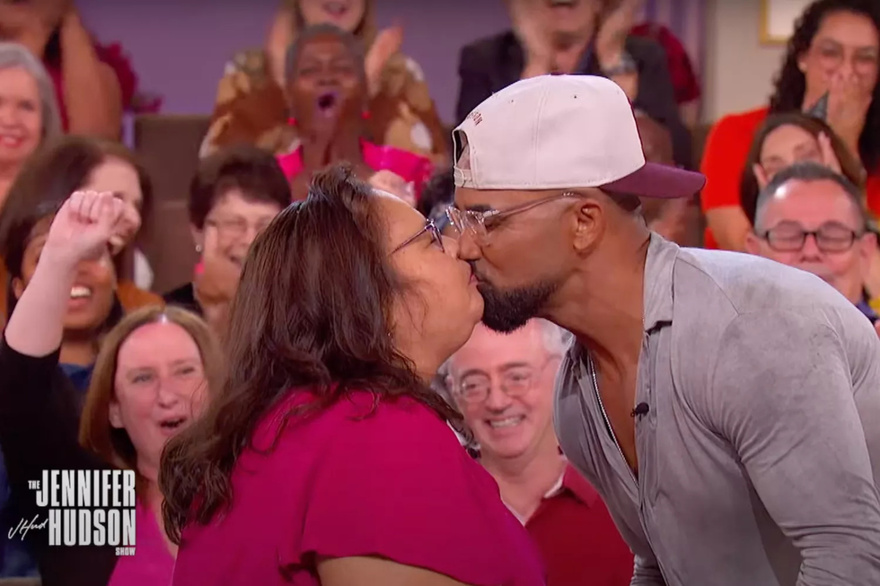 Shemar Moore Kisses Audience Member for Second Year in a Row on TV — and Her Husband ‘Was Good’ with It!