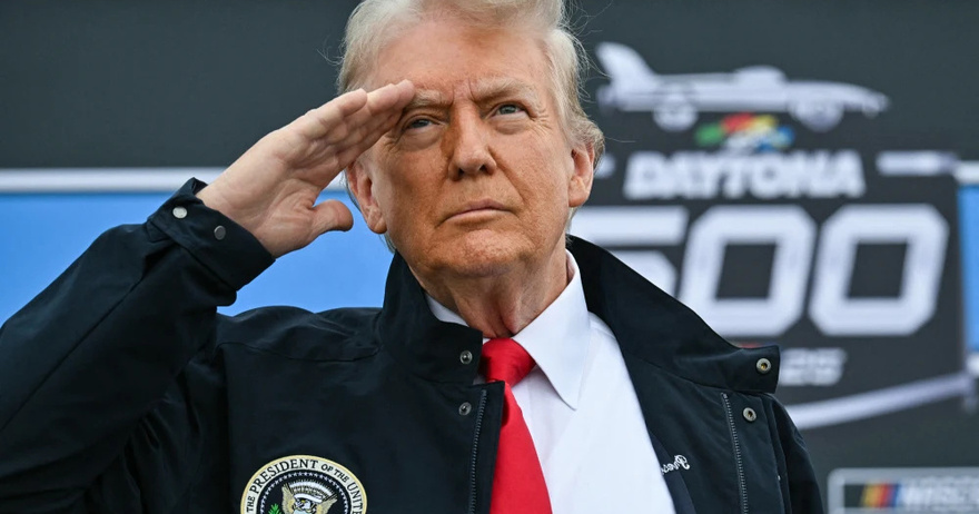 Trump attends the Daytona 500 and says the spirit of NASCAR will ‘fuel America’s Golden Age’