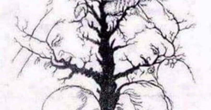 Very few people see all the faces in this picture – how many can you find?