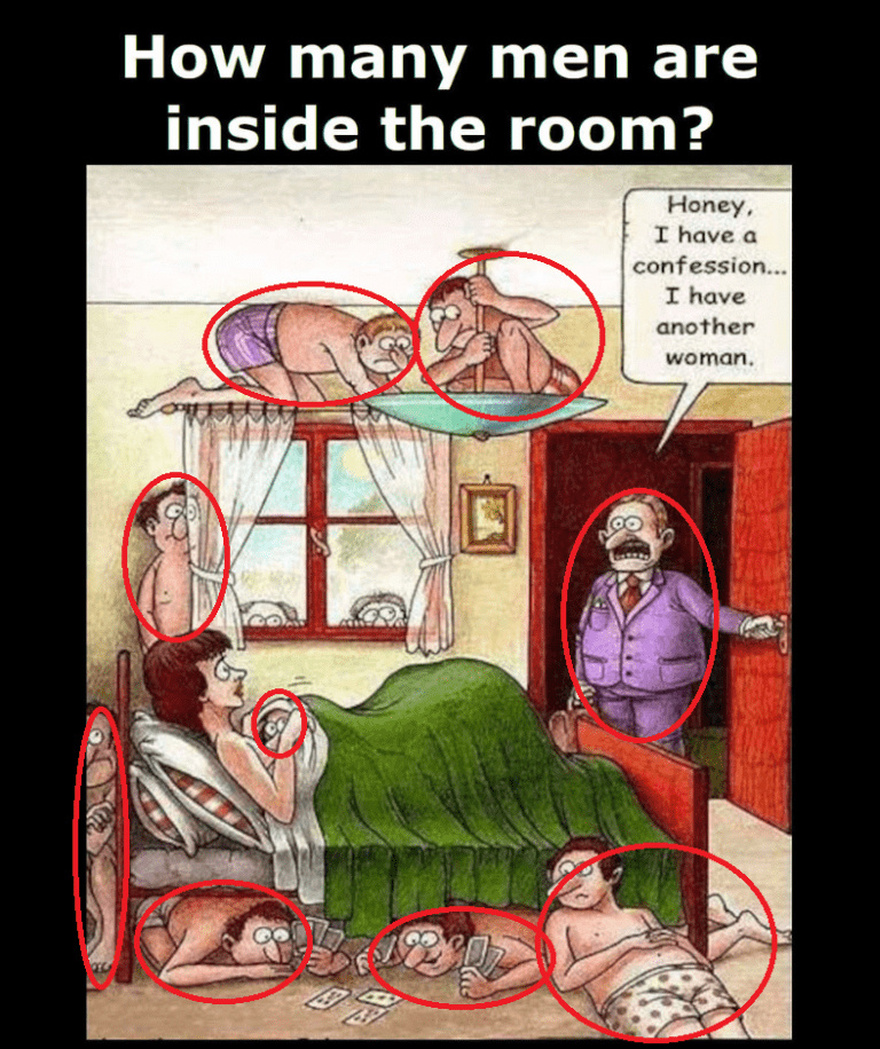 How Many Men Are Inside the Room? This Visual Riddle Will Test Your Focus and Logic