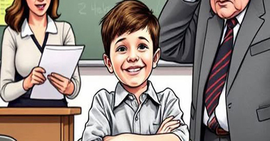 A third-grade teacher was having a tough time with a boy in her class