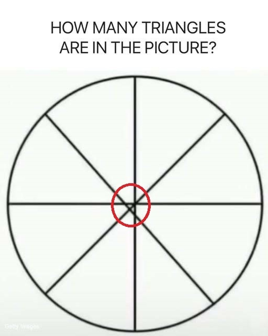 How many triangles are in it?