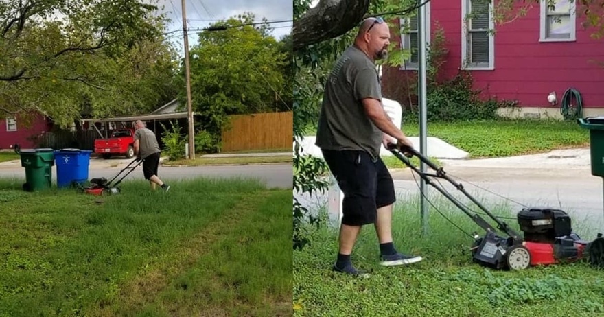 Dad still mows ex-wife’s lawn after 28 years of divorce