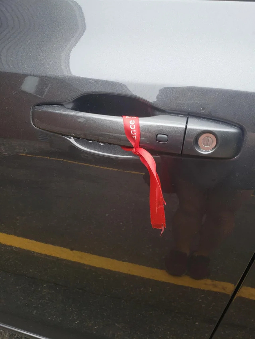 Seeing a Wire Tied Around a Car Door Handle: What It Could Mean