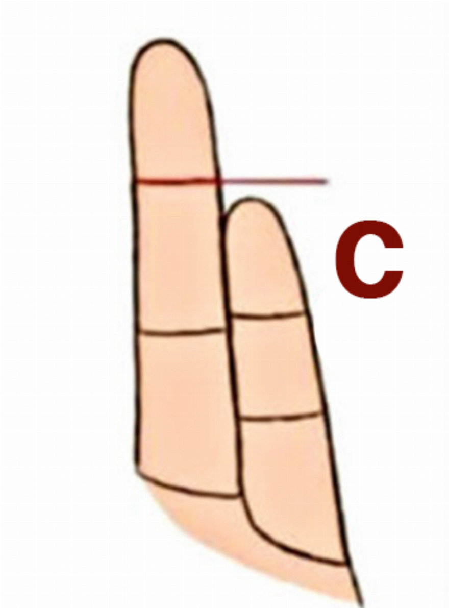 Visual test: the size of your little finger will tell you what your true personality is