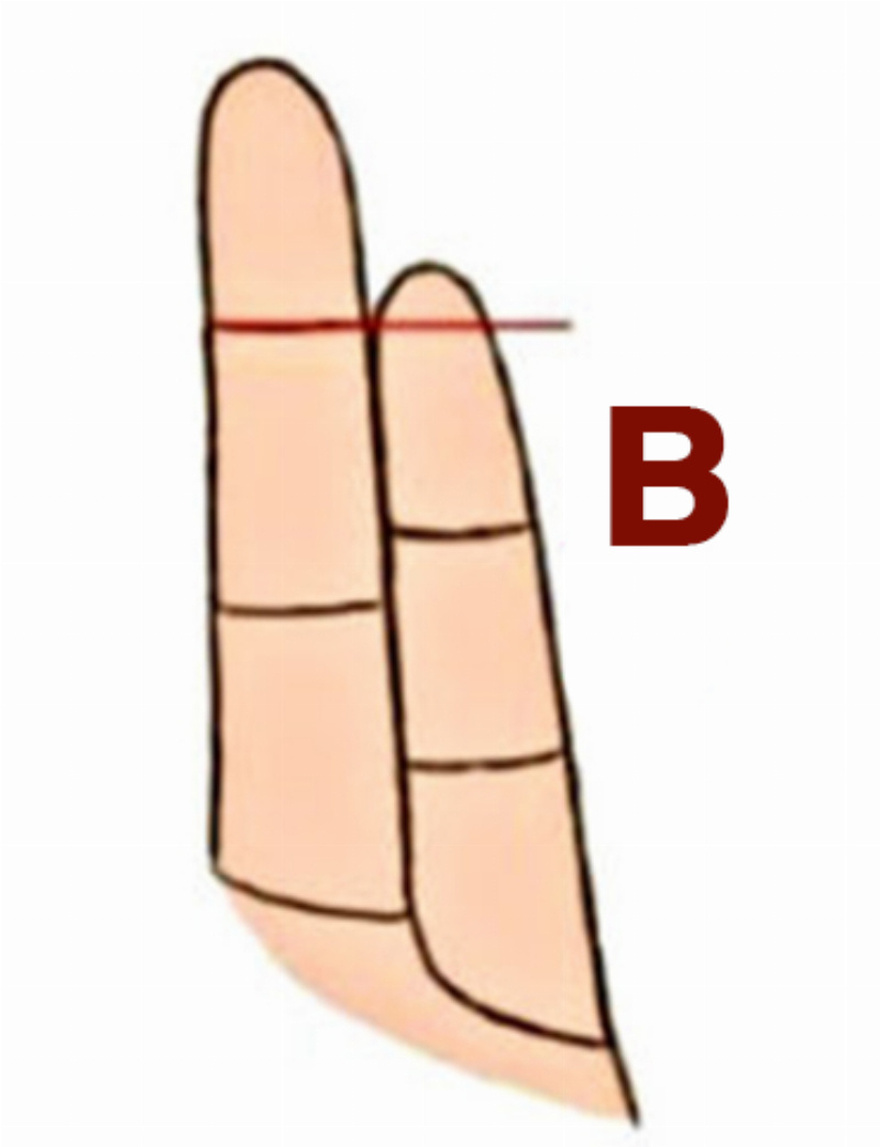 Visual test: the size of your little finger will tell you what your true personality is