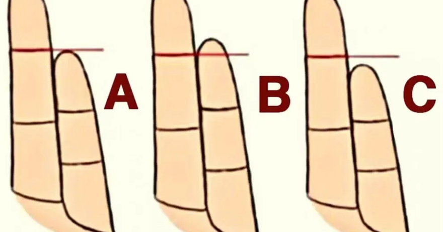 Visual test: the size of your little finger will tell you what your true personality is