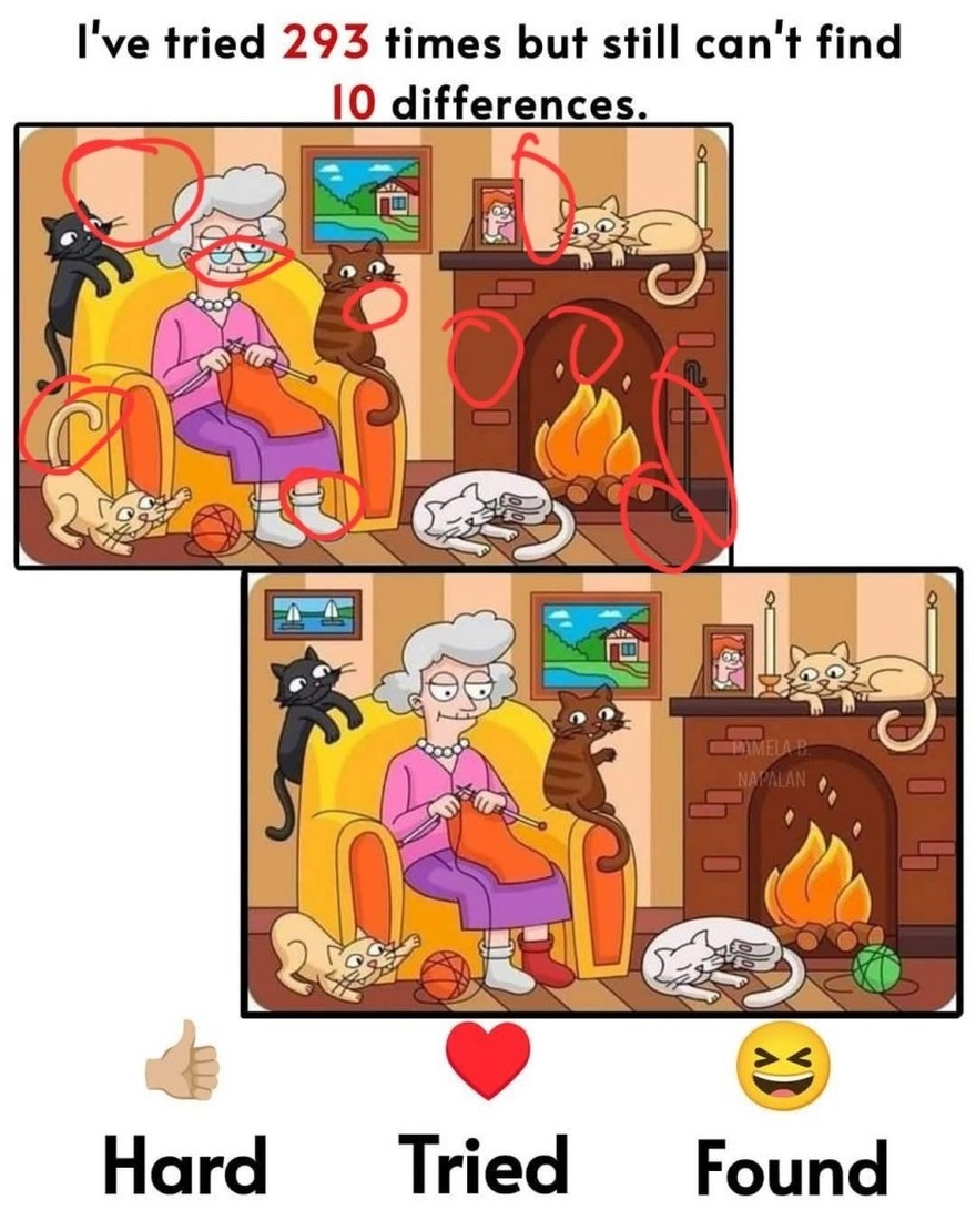 Find 10 differences.