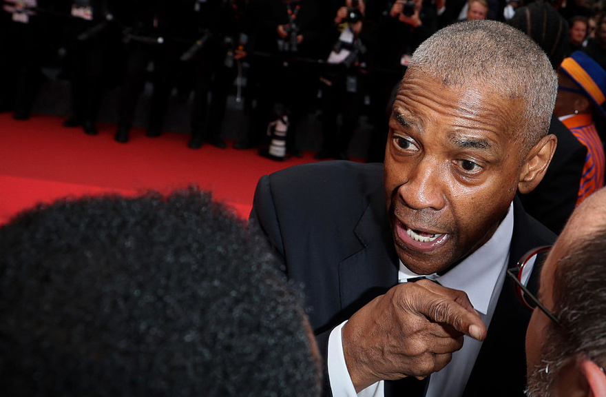 Denzel Washington snaps at Cannes – here’s what he said