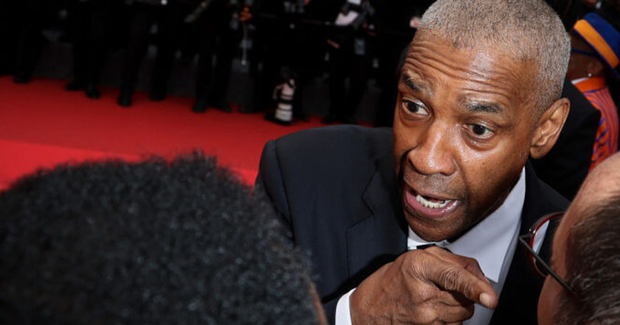 Denzel Washington snaps at Cannes – here’s what he said