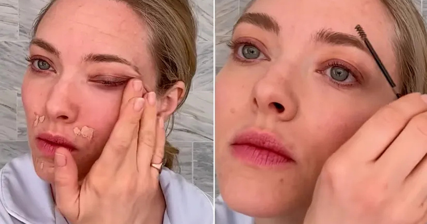 Amanda Seyfried Praised for Accepting Her ‘Real’ Skin While Showing Eczema In Makeup Tutorial