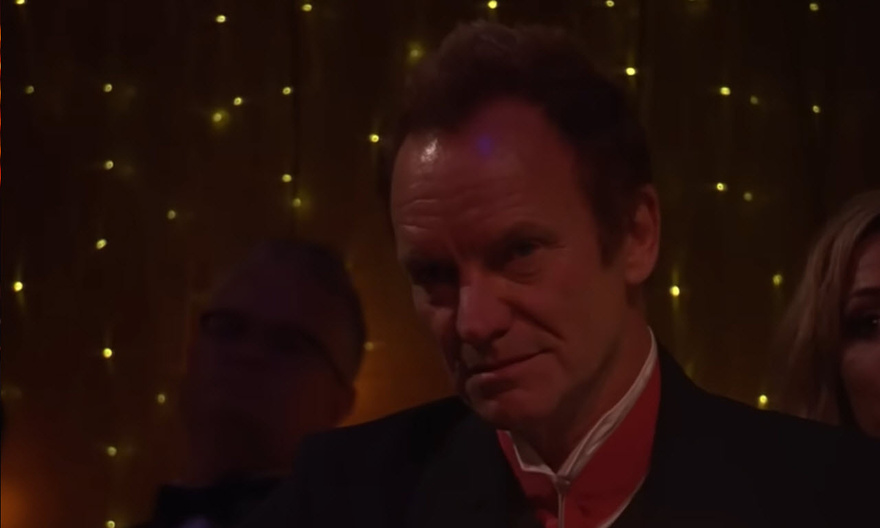 Sting Is Amazed When Annie Lennox Surprises Him With A Haunting Performance Of Fragile.