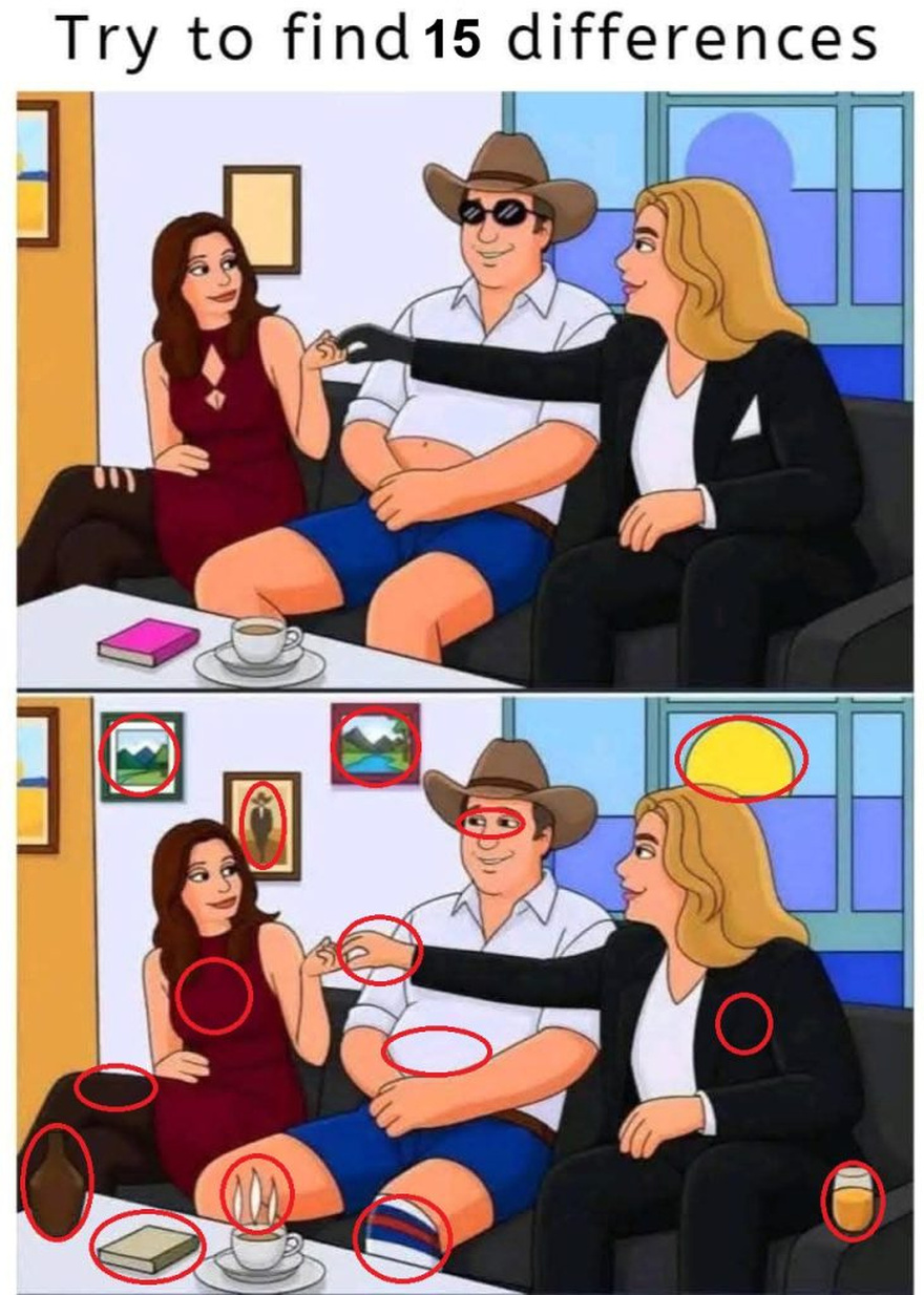Can You Spot All 15 Differences? Only True Puzzle Masters Can Find Them!