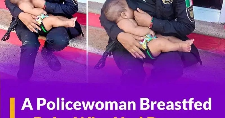 A Policewoman Breastfed a Baby Who Had Been Hungry for 2 Days After the D-eadly Hurricane