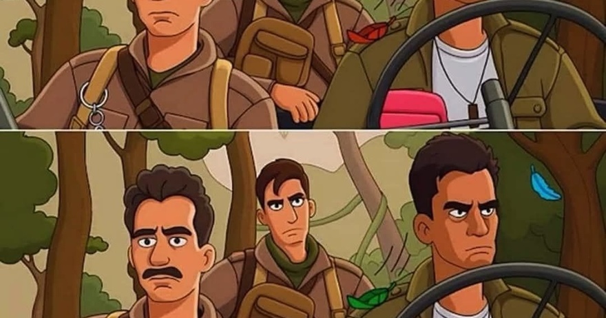 Test: Only a person with a high IQ can find the 15 differences