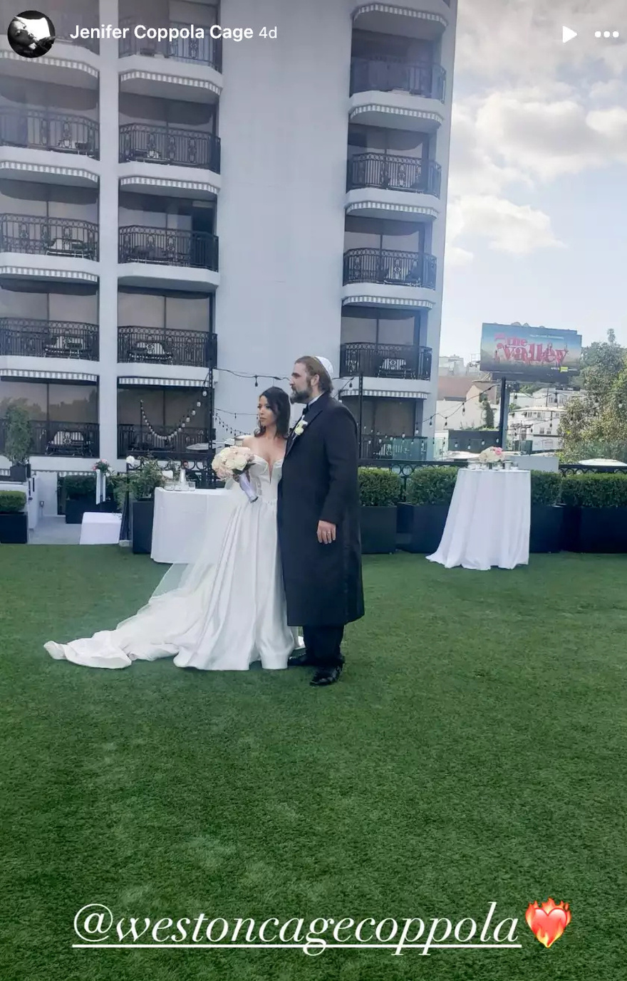Nicolas Cage’s Son Weston Cage Marries Jenifer Alexa Canter, with Actor in Attendance