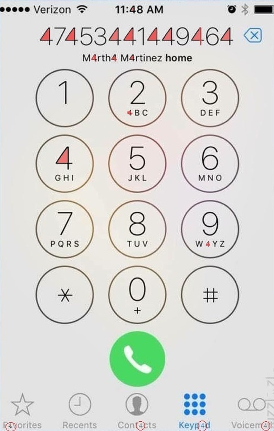 How Many ‘4’s’ Can You Find?