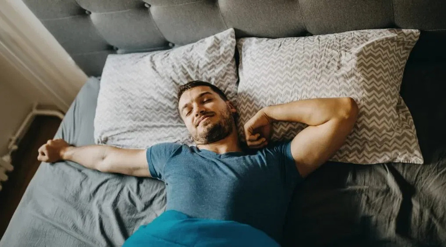 Do you know why a man turns his back on you when he sleeps?
