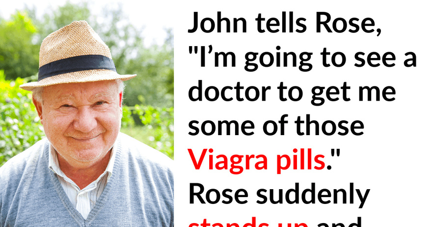 79 year old man wants to buy Viagra, his wife has the perfect reply ready