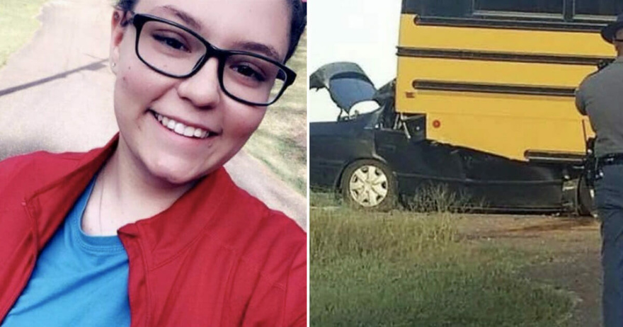 17-year-old crashes into school bus and died, only for police to find something in her hand that crushes my heart