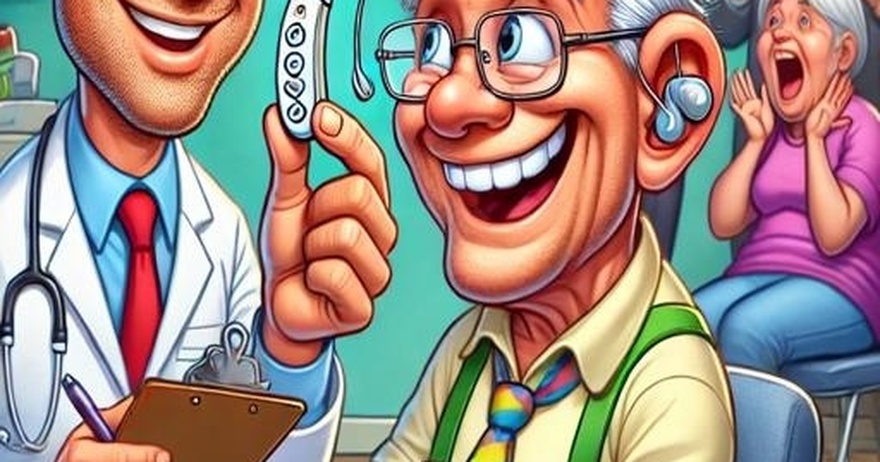 An 85-year-old man named Harold went to the doctor to get his hearing checked