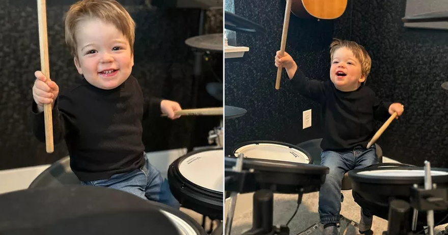 19-Month-Old Goes Viral for His Drumming Skills — And His Parents Are Just as Shocked as You Are!