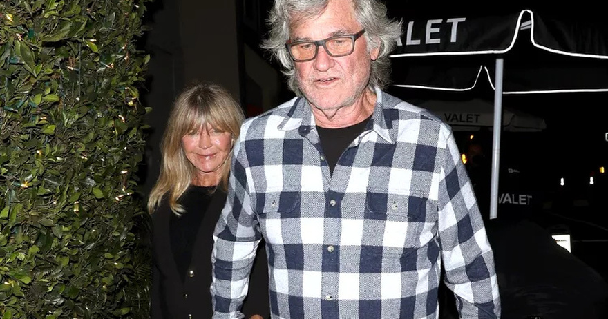 Kurt Russell and Goldie Hawn Hold Hands While Out for a Dinner Date in Los Angeles