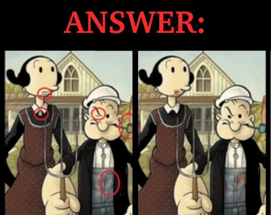 Can You Spot the 5 Differences? Test Your Observation Skills with This Classic Puzzle!