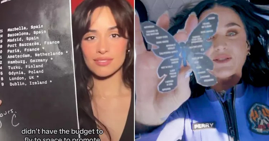Camila Cabello Takes Aim at Katy Perry Sharing Her Setlist on Space Trip to Promote Her Own Upcoming Tour