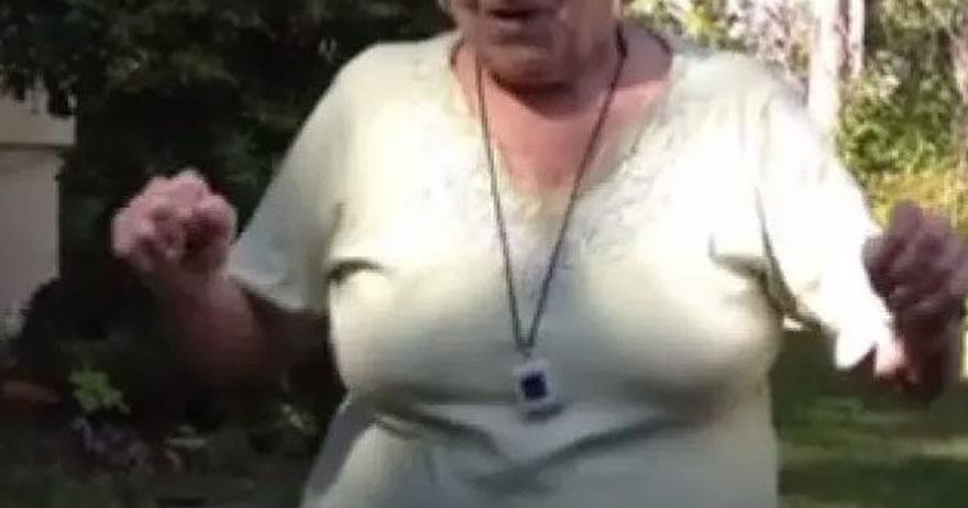 88-Year-Old Grandmother Can’t Stop Dancing Every Time The Music Plays.
