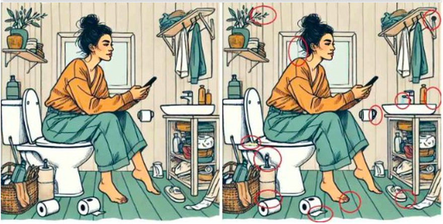 Test: Only Those with an IQ of 140 Can Spot the 12 Differences!