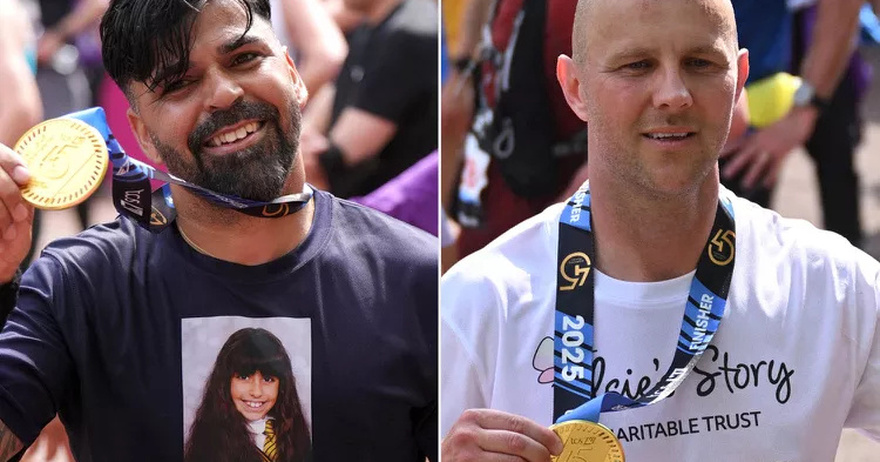 Fathers Whose Daughters Were Killed at Taylor Swift-Themed Dance Class Run London Marathon in Their Honor