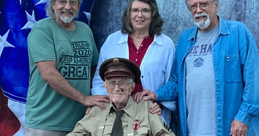 Old Veteran goes viral for special birthday wish to President Trump ahead of his 104th birthday