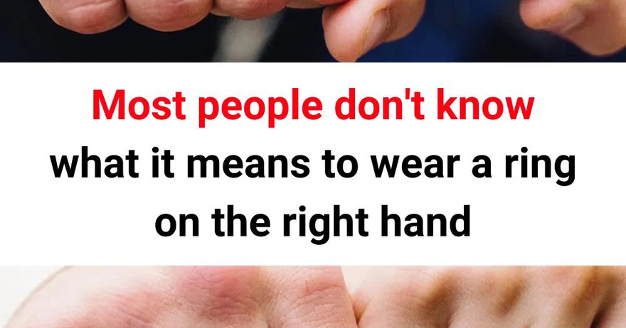 What does it mean to wear a ring on the right hand?