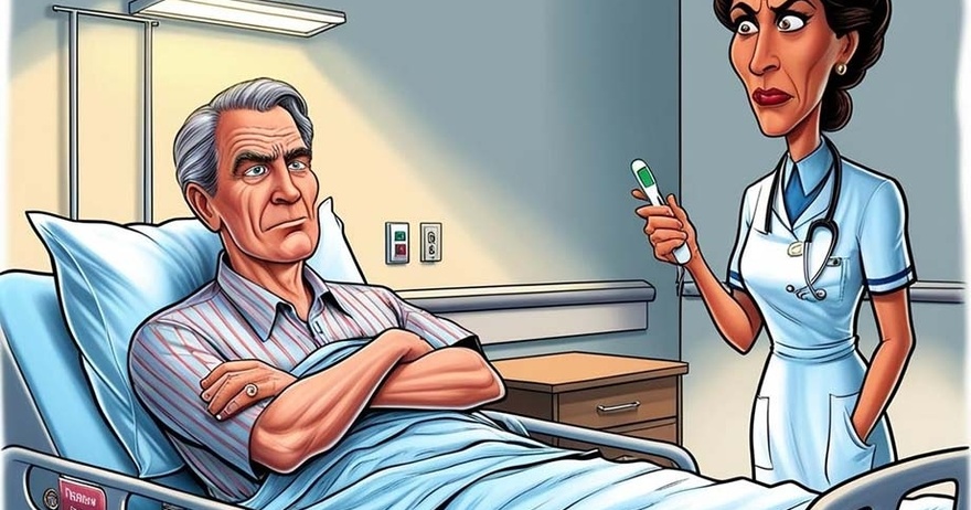 A big-shot attorney ended up in the hospital for a few days