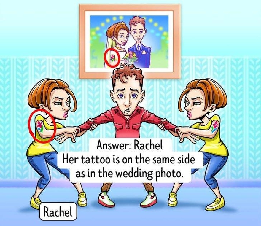 Only a sharp brain can spot who is the Man’s Real Wife in picture within 5 secs!