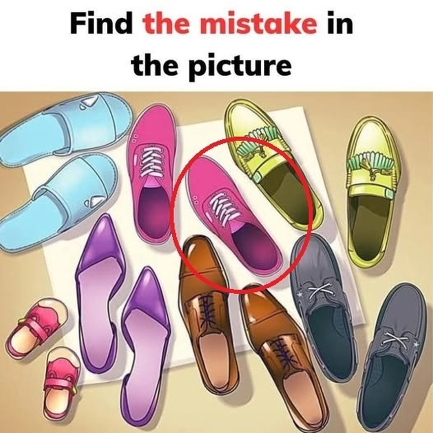 Find the mistake in the picture