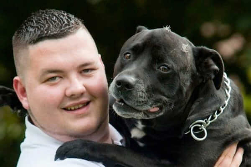 Geo the dog sensed something was wrong and saved a life