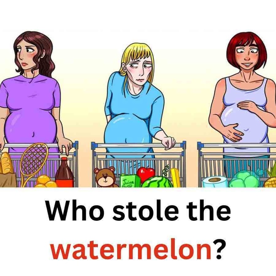 Find who stole the watermelon within 30 seconds