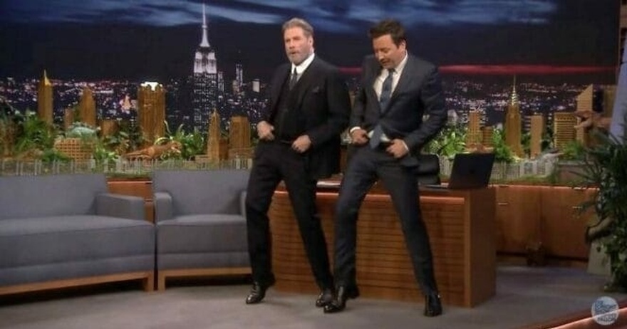 John Travolta performs iconic moves we all from ‘Grease’