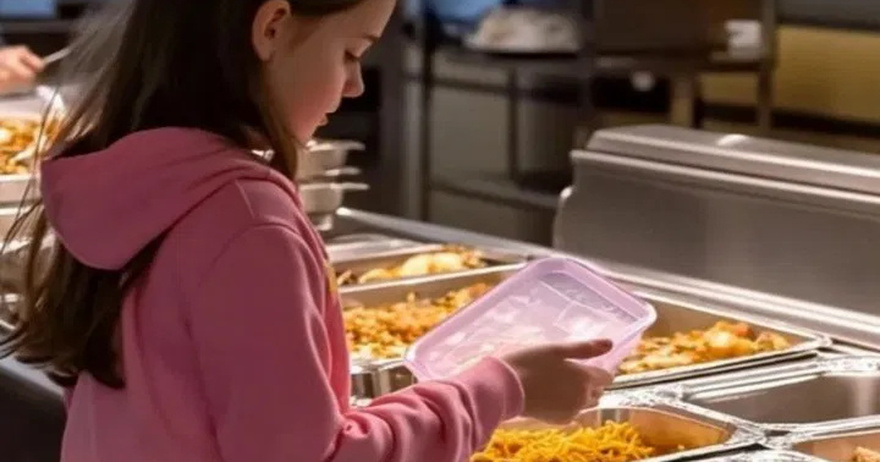 School Principal Noticed 9-Year-Old Girl Was Taking Leftovers from the School Cafeteria Every Day and Decided to Follow Her